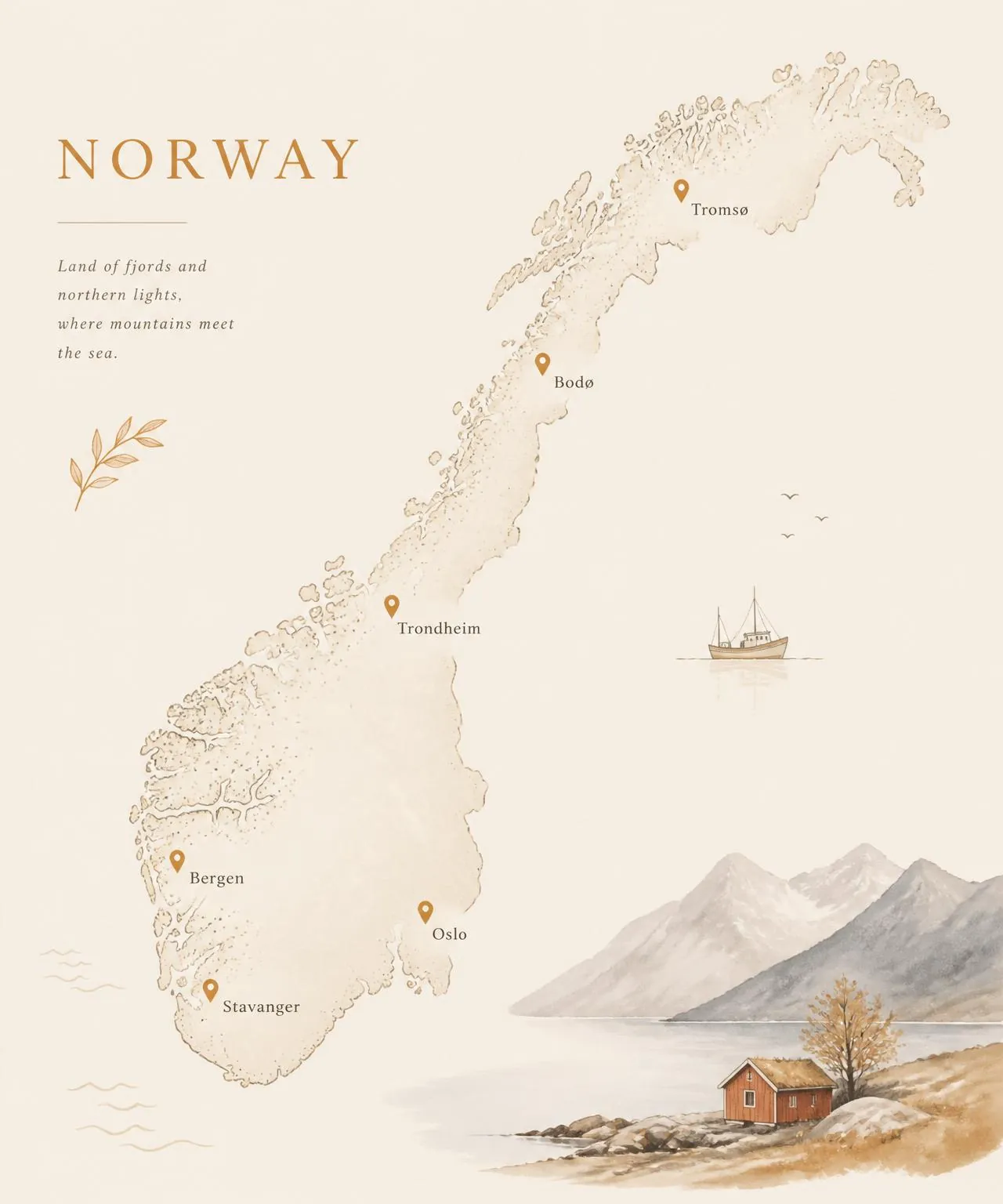 Elvios dekningskart over Norge — vi henter biler i hele landet